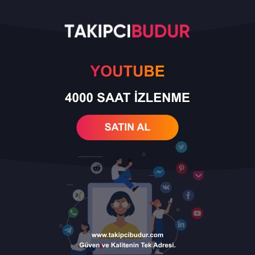 Youtube 4000 Saat İzlenme Satın Al