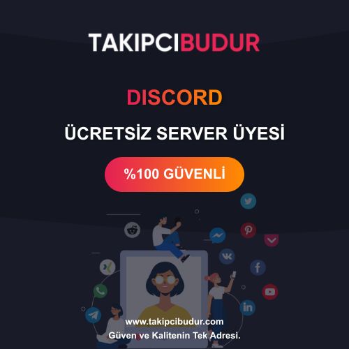 Discord Ücretsiz Server Üyesi - %100 Şifresiz ve Hilesiz 2024